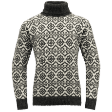 Sveter Devold Hoddevik Wool High Neck Men 940B ANTHRACITE/FALCON