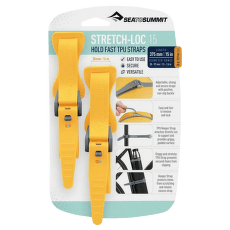 Popruh Sea to Summit Stretch-Loc 15 - 20mm x 375mm 2 Pack Yellow (YW)
