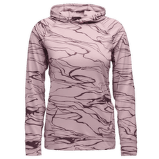 Mikina Black Diamond LS Alpenglow Hoody Women Relief-Meadow Rose-Fig