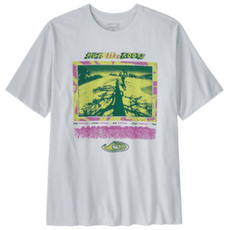 Tričko krátky rukáv Patagonia Run Like Roots Responsibili-Tee Men White