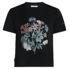 Tričko krátky rukáv Icebreaker Merino 150 Tech Lite SS Crop Tee NZ Flora Women BLACK