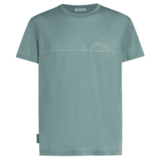 Tričko krátky rukáv Icebreaker Merino Blend Core SS Tee Single Line Camp Men BLUE ASH