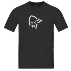 Tričko krátky rukáv Norrona /29 cotton viking T-Shirt Men Caviar Black/Snowdrop