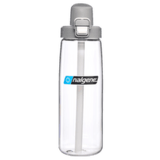 Fľaša Nalgene Straw bottle Clear, w. Gray Cap