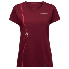 Tričko krátky rukáv La Sportiva ROUTE T-SHIRT Women Redwood/Azalea