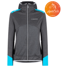 Mikina La Sportiva AEQUILIBRIUM THERMAL HOODY Women Black/Malibu Blue