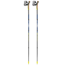 Palice Leki Traveller FX.One Carbon silvergray-midnightblue dark metallic-neonyellow
