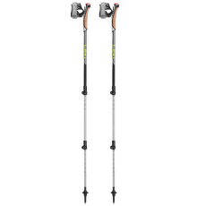 Palice Leki Traveller Alu black-silvergray-neonyellow