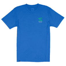 Tričko krátky rukáv Mons Royale Icon Merino Air-Con T-Shirt Pop Blue