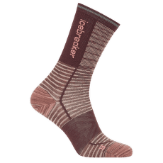 Ponožky Icebreaker Merino Blend Run+ Ultralight Crew Women SUMMIT FD/JAVA/ACID PINK
