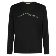 Tričko dlhý rukáv Icebreaker Merino 150 Tech Lite LS Tee Rainer Ridge Men BLACK