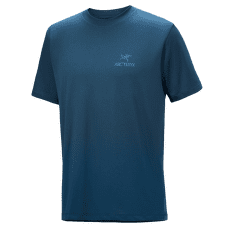 Tričko krátky rukáv Arcteryx Kragg SL Cotton Bird Word SS Men Nightscape / Lt Night