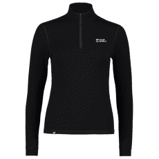 Tričko dlhý rukáv Mons Royale Cascade Merino Flex 1/4 Zip Long Sleeve Women Black