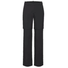 Nohavice Mammut HIKING ZIP OFF PANTS WOMEN black 0001