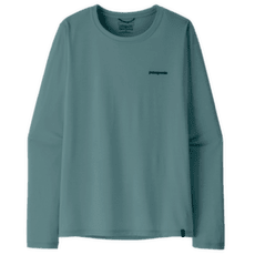Tričko dlhý rukáv Patagonia Long-Sleeved Cap Cool Daily Shirt  - Boardshort Logo Women Blue Sage - Light Blue Sage X-Dye