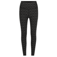 Legíny Icebreaker Merino 260 Oasis Vertex High Rise Leggings Alpine Geo Women BLACK/SNOW/J