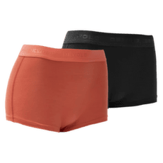Nohavičky Devold Breeze Merino 150 Hipster 2PK 540A BLACK/CORAL