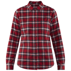 Košeľa dlhý rukáv Fjällräven Övik Flannel Shirt Women Deep Red