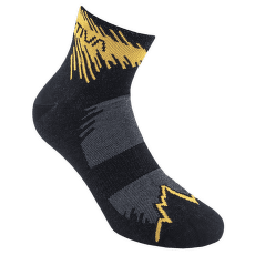 Ponožky La Sportiva Fast Running Socks Black/Yellow