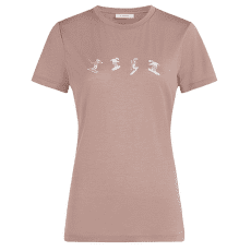 Tričko krátky rukáv Icebreaker Merino 150 Tech Lite SS Tee Snow Day Women SUMMIT