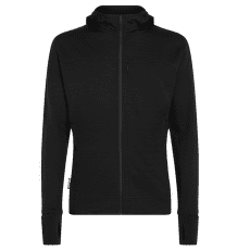 Mikina Icebreaker Merino Blend 300 RealFleece™ Descender LS Zip Men BLACK