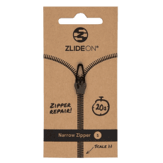 ZlideON Repair slider for narrow zipper Black