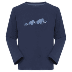Tričko dlhý rukáv Mammut MAMMUT CORE LONGSLEEVE KIDS LOGO marine 5118