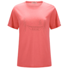 Tričko krátky rukáv Aclima LightWool 140 Classic Tee Forest Women Sun Kissed Coral
