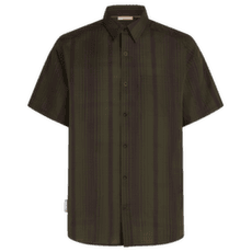 Košeľa krátky rukáv Icebreaker Merino 125 Cool-Lite™ Steveston SS Shirt Plaid Men DK LODEN/BITTERSWEET/P