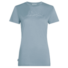 Tričko krátky rukáv Icebreaker Merino 150 Tech Lite SS Tee Sparkling Stars Women FLINT BLUE