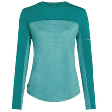 Tričko dlhý rukáv Icebreaker Merino 125 Cool-Lite™ Sphere LS Tee Colour Block Women TIDALTALHTHR/TIDALTEAL/CB