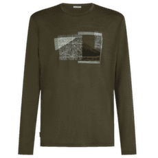 Tričko dlhý rukáv Icebreaker Merino 150 Tech Lite LS Tee Peak Balance Men DK LODEN