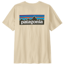 Tričko krátky rukáv Patagonia P-6 Logo T-Shirt Men Undyed Natural