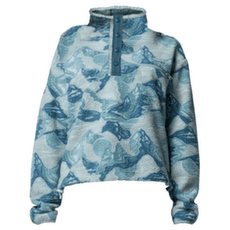 Mikina Columbia Helvetia™ II Printed Cropped Half Snap Women Marine Light, Sunscape 482