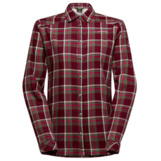 Košeľa dlhý rukáv La Sportiva RAMBLER LINED FLANNEL SHIRT WOMEN Redwood/Chalk
