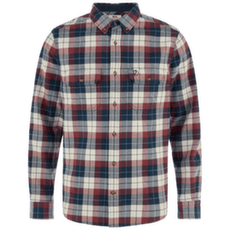 Košeľa dlhý rukáv Fjällräven Singi Heavy Flannel Shirt Men Dark Navy-Maroon