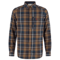 Košeľa dlhý rukáv Fjällräven Fjällglim Regular Shirt Men Wood Brown-Black Oak