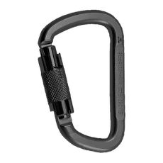 Karabína Rock Empire Steel Carabiner D KL-2T Black černá 008