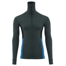 Triko s dlouhým rukávem Aclima WarmWool Polo Men Green Gables / Corsair / Jet Black