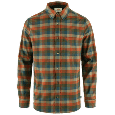 Košeľa dlhý rukáv Fjällräven Lappland Stretch Flannel Shirt Men Laurel Green-Autumn Leaf
