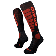 Podkolienky Northman Ski Compress Merino 21 93_černá