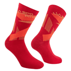 Ponožky La Sportiva OUTDOOR FUN SOCKS Redwood/Mountain Red