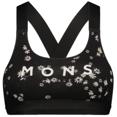 Podprsenka Mons Royale Stela X-Back Bra Women Black Daisy