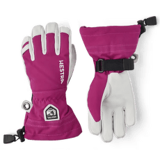 Rukavice Hestra Army Leather Heli Ski Jr. Fuchsia