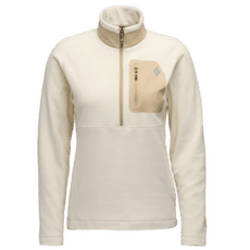 Pulóver Black Diamond Rift HZ Fleece Jacket Women Chalk-Khaki