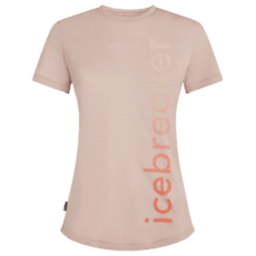 Tričko krátky rukáv Icebreaker Merino Blend 125 Cool-Lite Sphere SS Tee IB Vertical Women PINK QUARTZ