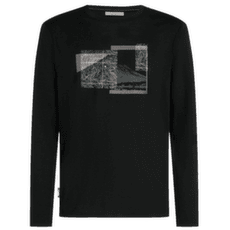 Tričko dlhý rukáv Icebreaker Merino 150 Tech Lite LS Tee Peak Balance Men BLACK