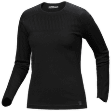 Tričko dlhý rukáv Arcteryx Hallam Merino Wool Crew Women Black
