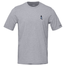 Tričko krátky rukáv Norrona /29 cotton activity embroidery T-shirt Men Grey Melange