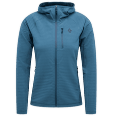 Mikina Black Diamond Coefficient Storm FZ Hoody Women Creek Blue